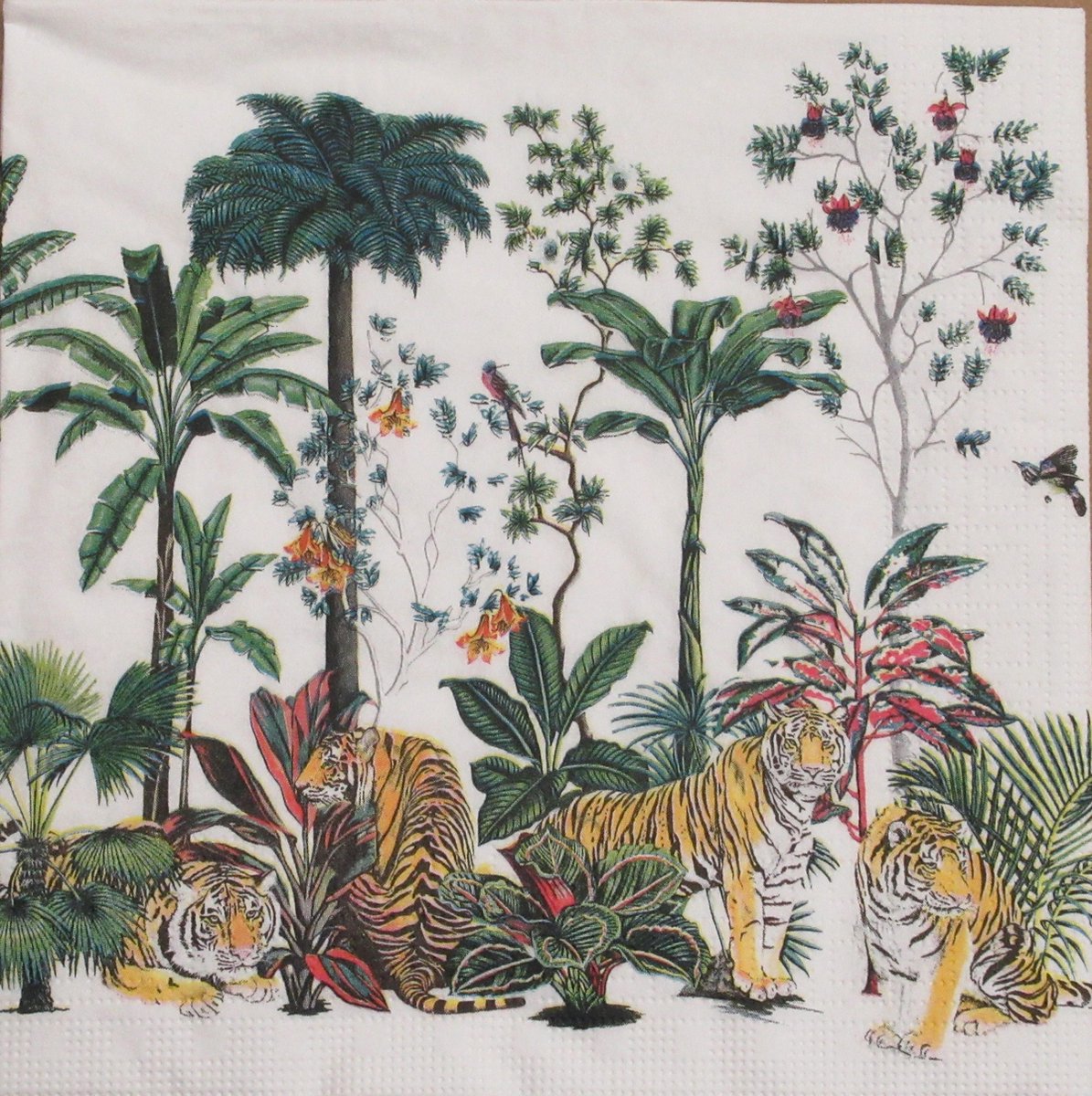 Servetten Tiger Summer 33 x 33 cm
