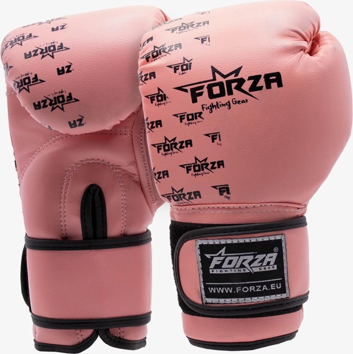 FORZA KIDS BOKSHANDSCHOENEN - SYNTHETISCH LEER - ROZE/ZWART