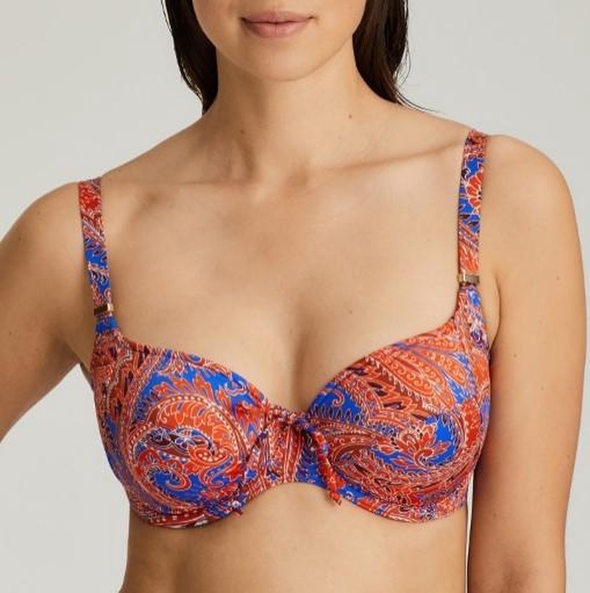 Casablanca Bikini Top 4006410 Blue Spice