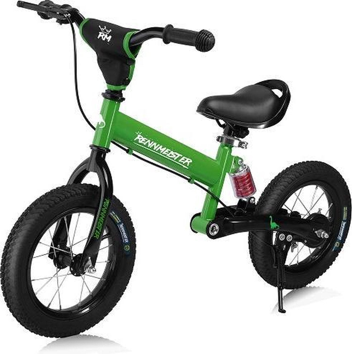 Rennmeister - Stoere Loopfiets met Vering - Groen