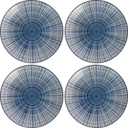 Bord rond Sun Ø 20cm - Out of the Blue - set 4 stuks