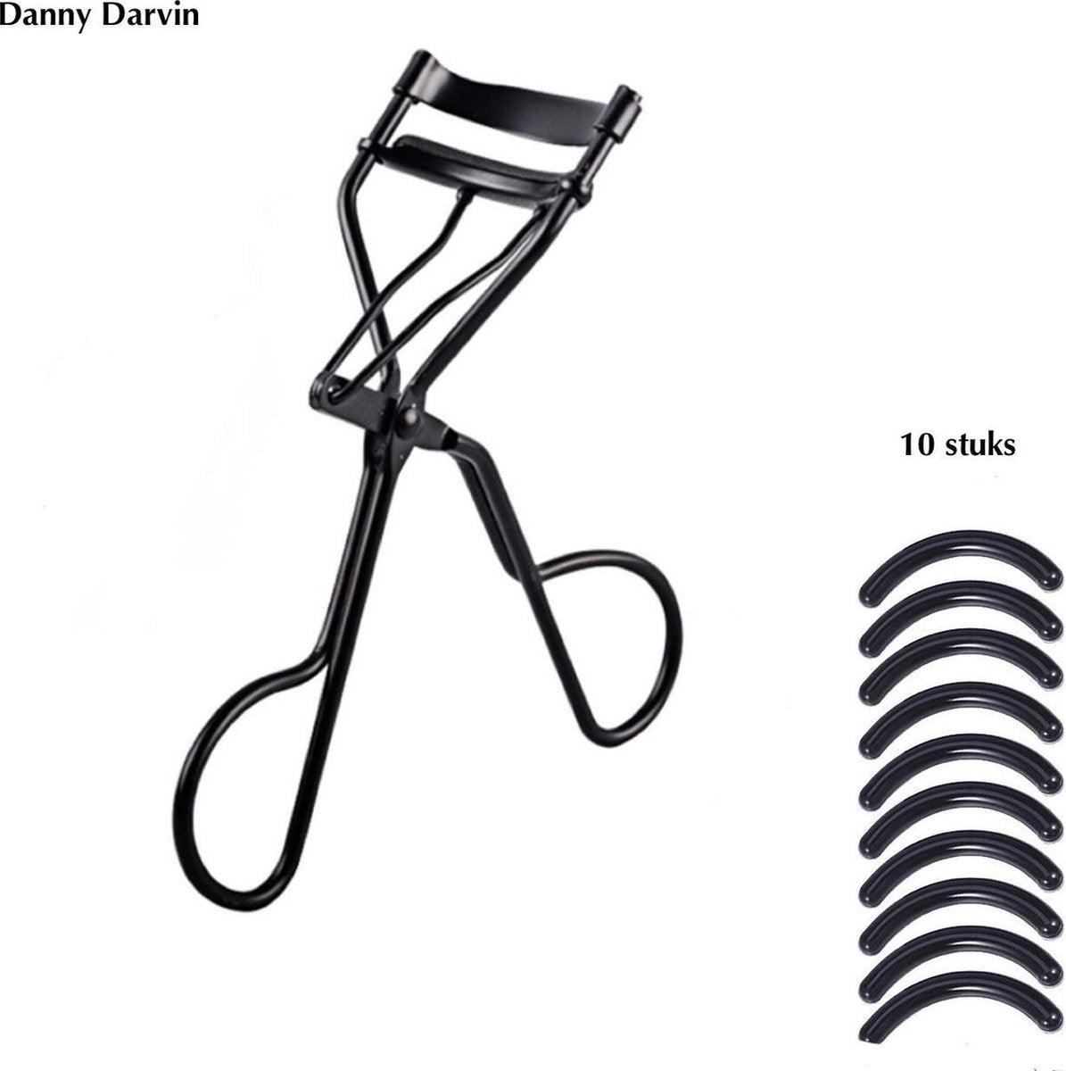 Professionele RVS WimperKruller I Eyelash Curler I Wimperkrultang I Beauty Tools I Wimper Kruller met 10 extra Siliconen Pads
