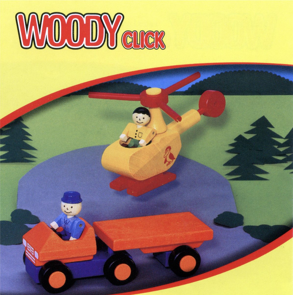 Beleduc - woody click helicopter met trailer