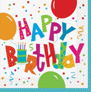servetten happy birthday per 16