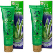 Lifestream Biogenic Aloë Vera Gel - Organically Grown - Voordeelset -  2 Tubes 100 gr.!!- Huid herstellend - Jeuk Processierups - Verzachtend na zonverbranding.