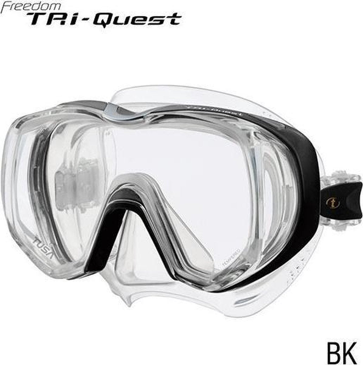 TUSA Freedom Tri-Quest duikbril - zwart