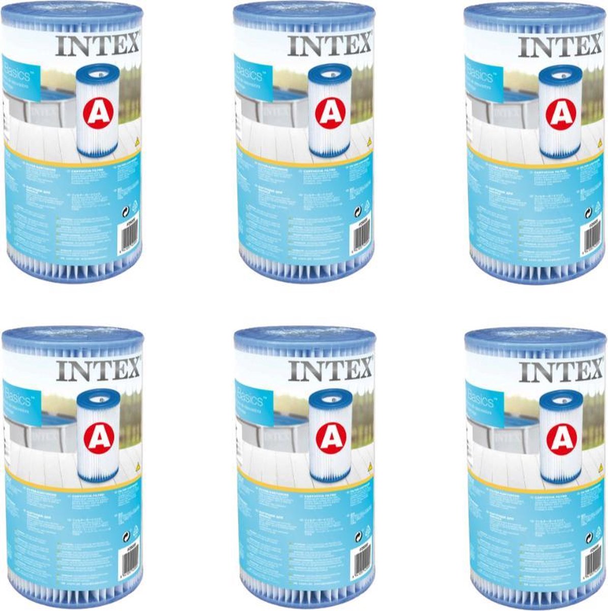 Intex 6x Filter A - Zwembadfilter