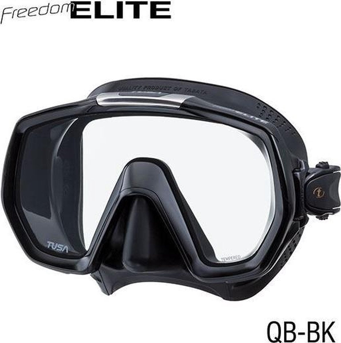 TUSA Freedom Elite duikbril - zwart/zwart