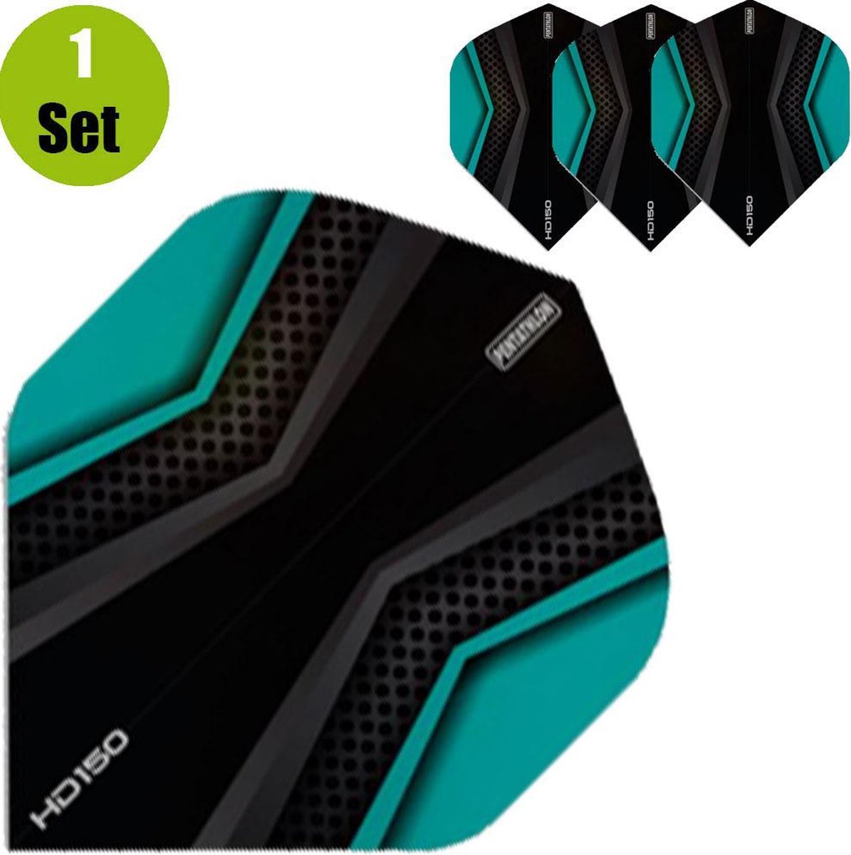 Pentathlon HD150 Dart Flights - Jade- ()