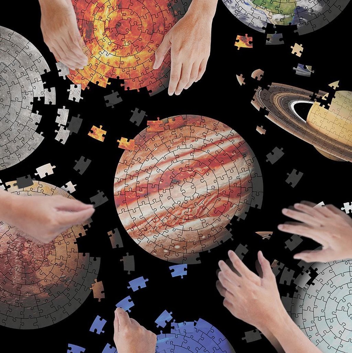 Planeten puzzels - 744 stukken