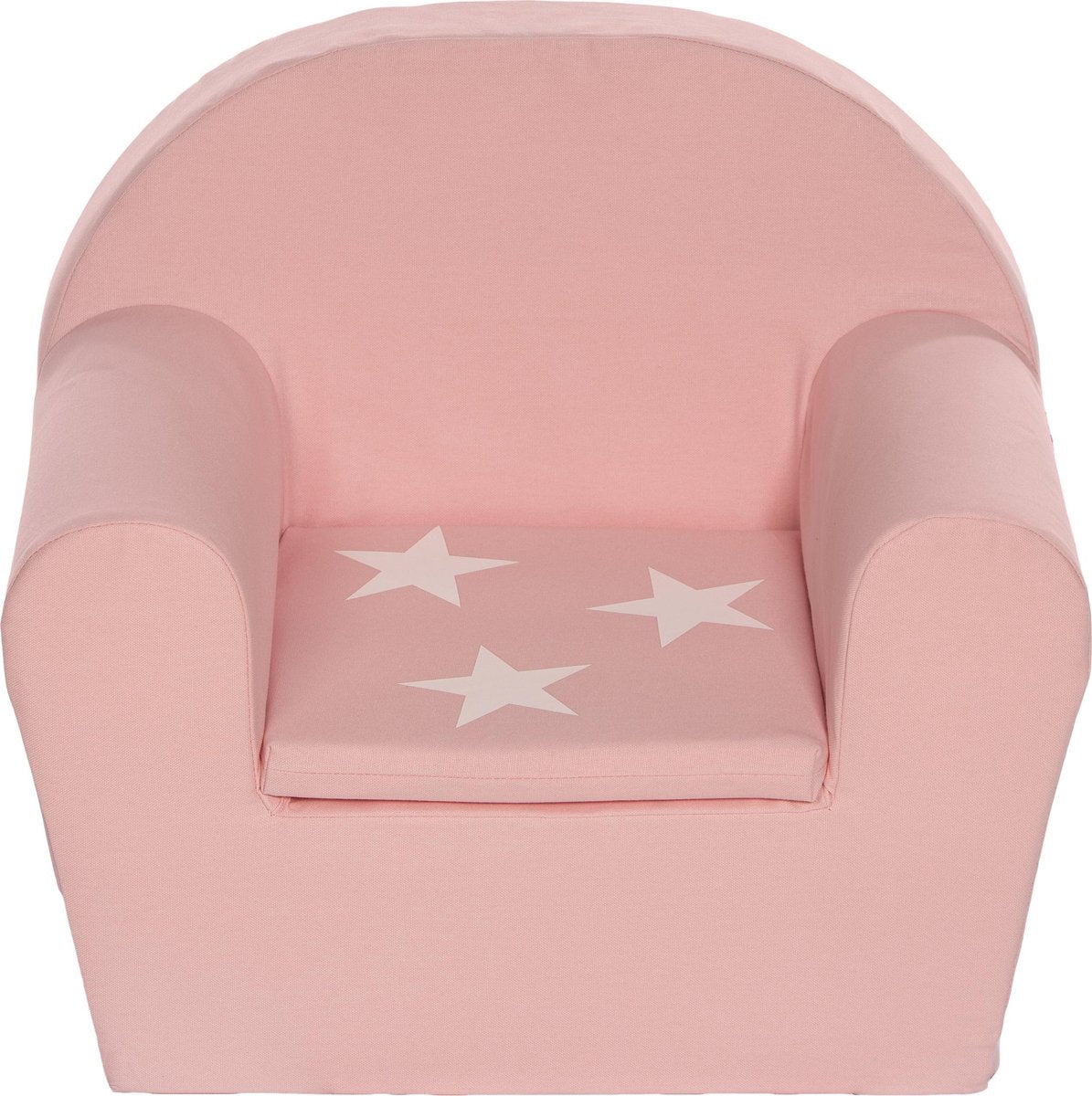 Peuterstoeltje-Kinderfauteuil Roze+ster