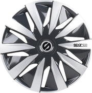 Sparco Wieldoppen Lazio 14 inch Grijs/Zilver