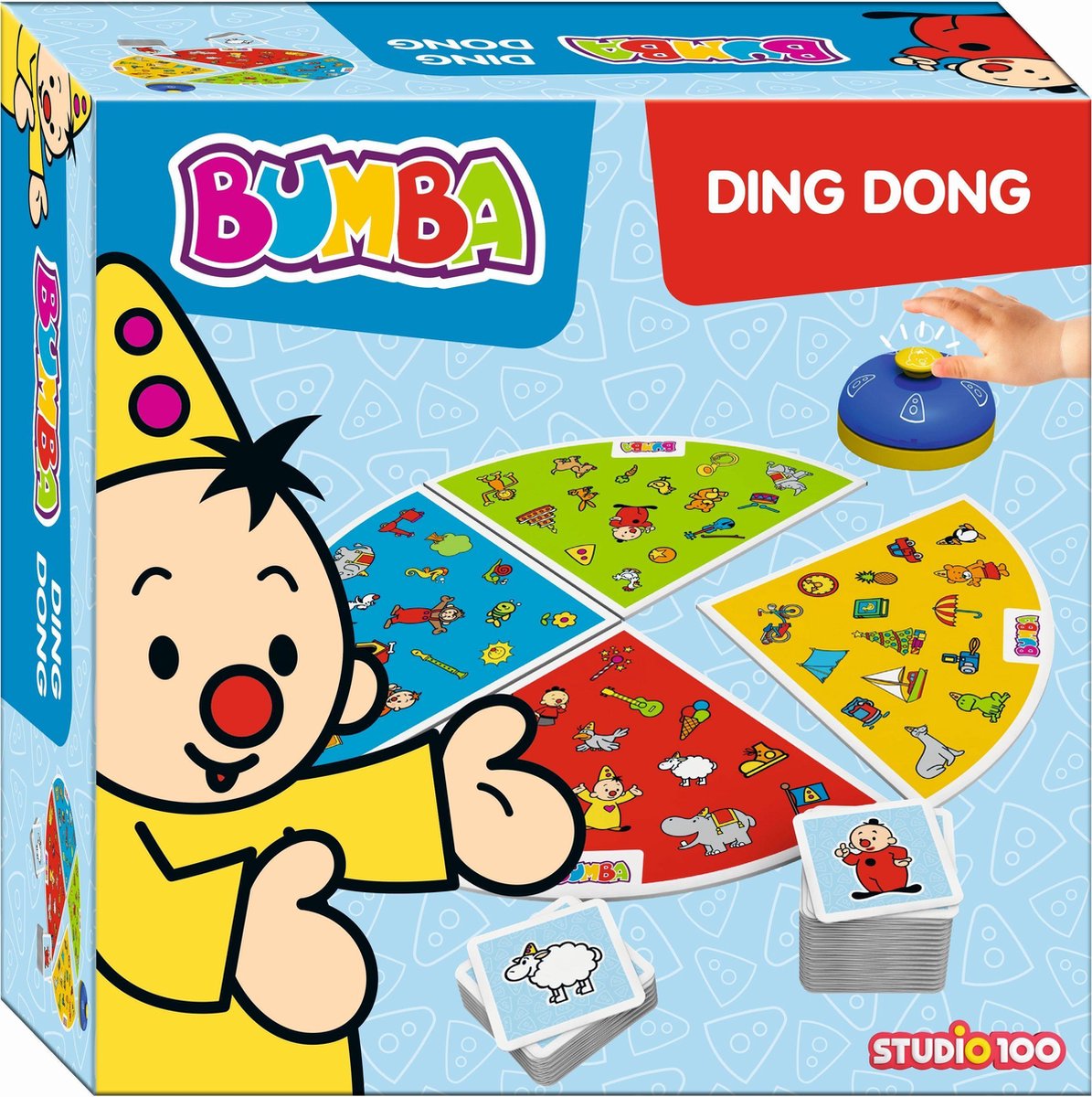 Bumba - Bordspel - Ding Dong - herken dezelfde voorwerpen of figuren en druk op de Bumba bel - leuk én leerzaam!
