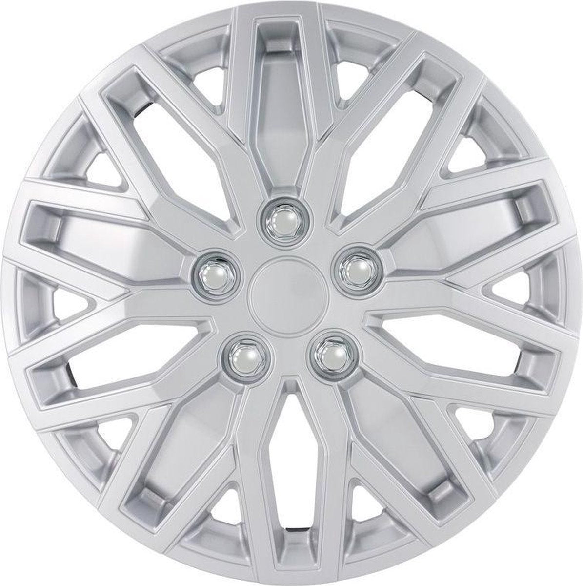 Autostyle Wieldoppen 15 inch Hampshire Zilver - ABS