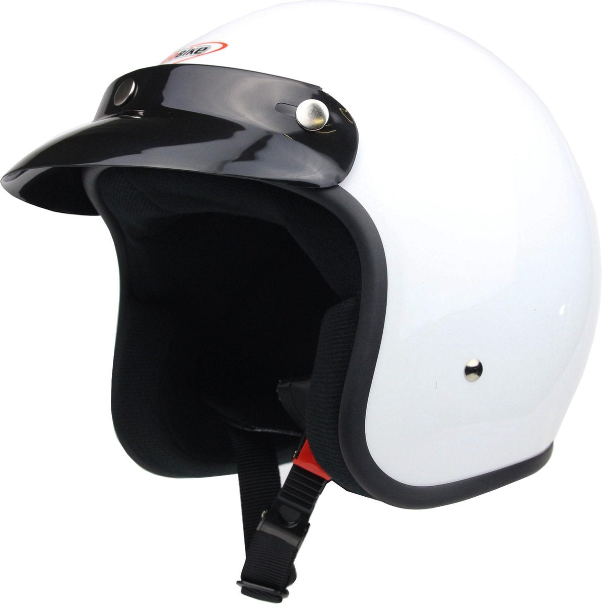 Redbike RB-710 jethelm retro wit maat-XXL