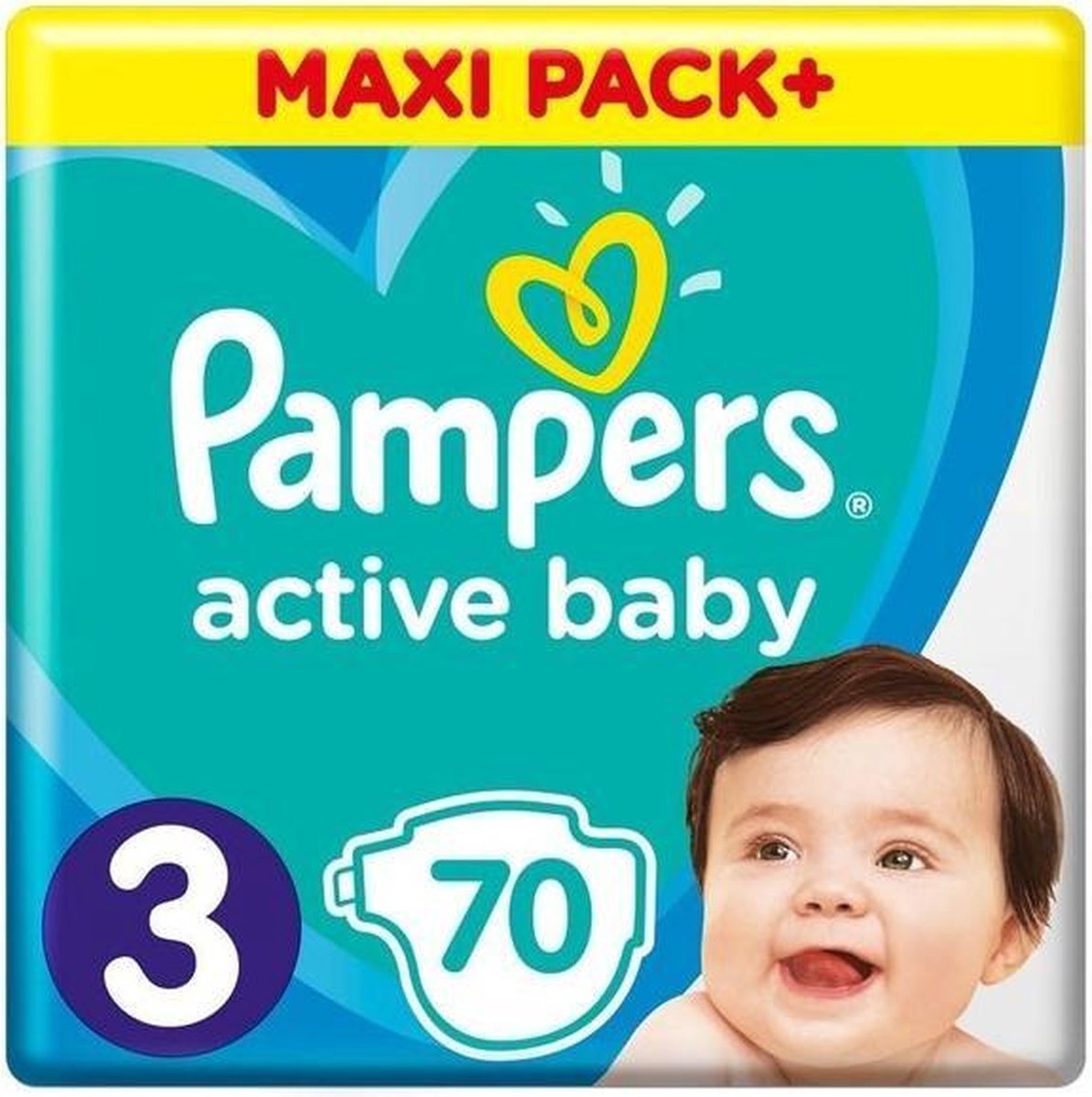 Pampers Active Baby luiers Maat 3 - 70 Luiers