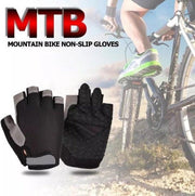Fietshandschoen Heren - Fietshandschoen Dames - Fietshandschoen Unisex- zwart XL/XXL