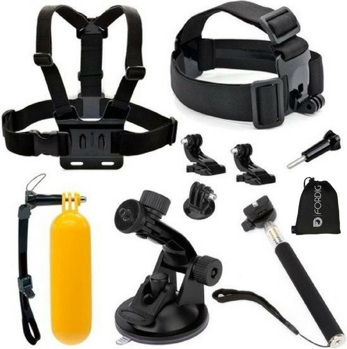 ForDig - 11 in 1 accessoires set voor Go Pro Hero 1