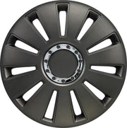 Autostyle Wieldoppen 17 inch Silverstone Gunmetal - ABS