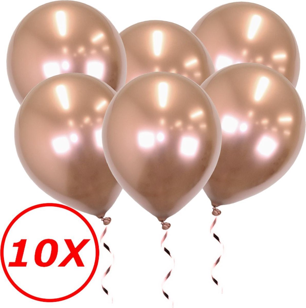 Rose Goud Ballonnen Verjaardag Versiering Rose Gouden Helium Ballonnen Bruiloft Rose Gouden Feest Versiering 10 stuks