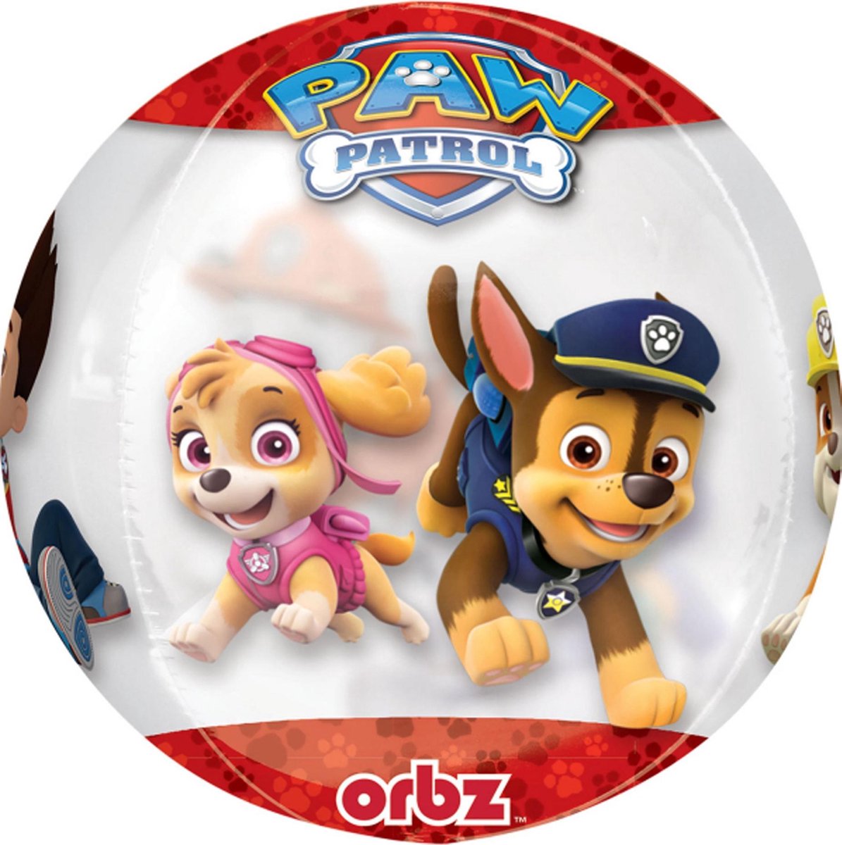 PAW Patrol Helium Ballon Bal - 40 x 38 cm - Leeg