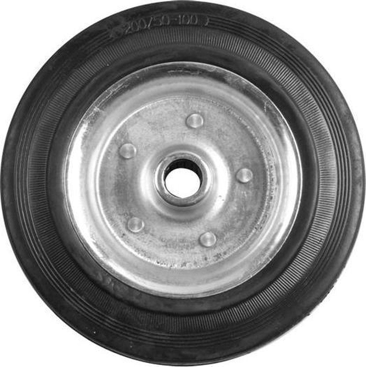 Proplus Reserve-neuswiel Rubber/staal 20 X 5 Cm Zwart