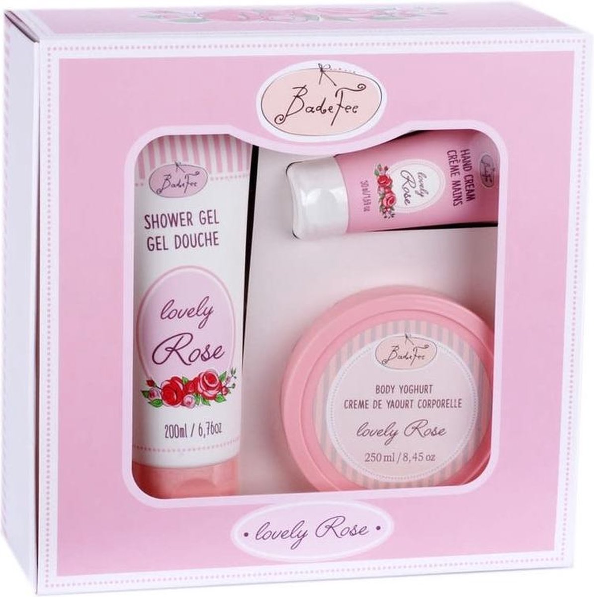 Badefee Giftbox Huidverzorging - Lovely Rose / Rozen