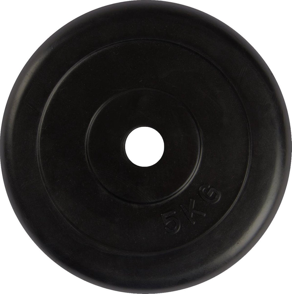 Halterschijf - VirtuFit Rubberen gewicht - 30 mm - 5 kg
