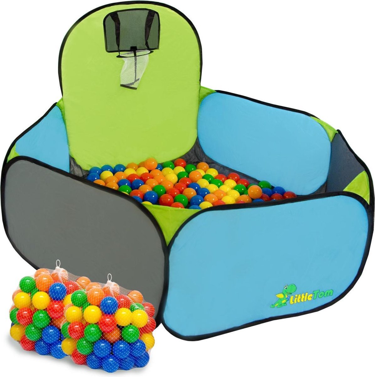 Ballenbad met Olifanten Glijbaan voor Kinderen vanaf 1 Jaar - Kinderglijbaan met Ballenbad - 200 ...