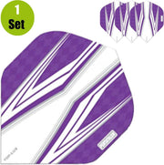 Pentathlon TDP Lux Vizion White Dartflights - Paars- ()