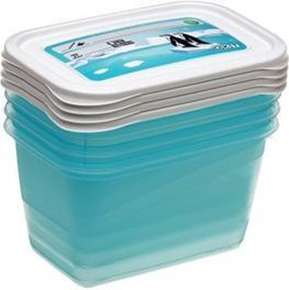 FOOD CONTAINER S/4   15X10X8 - 0