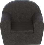 Peuterstoeltje-Kinderfauteuil Denim Antraciet