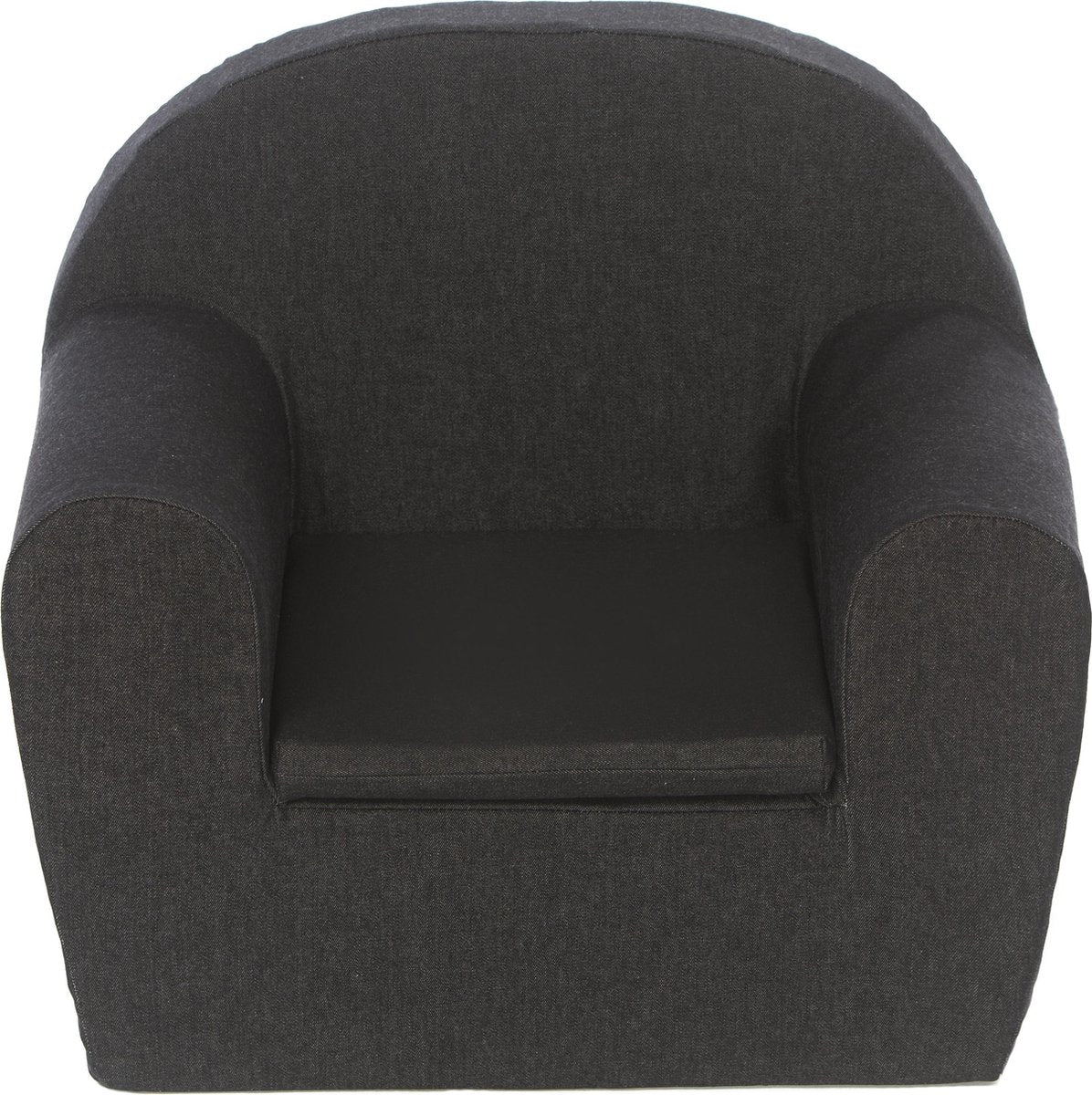 Peuterstoeltje-Kinderfauteuil Denim Antraciet