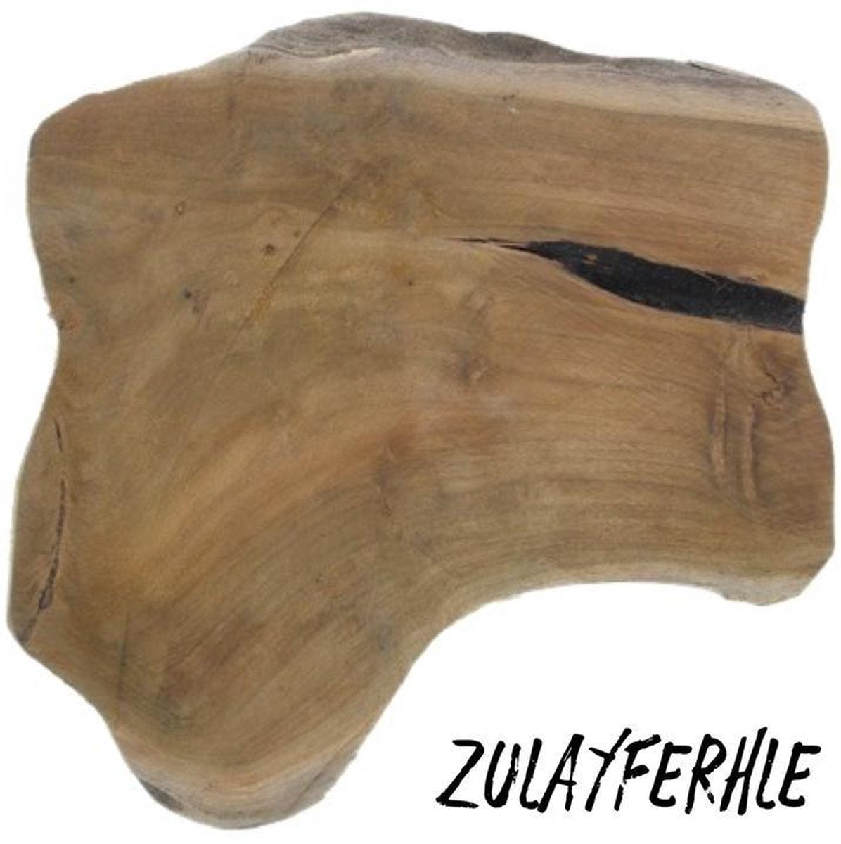 Decoratieve Teakhouten Schijf - Houten Broodplank - Decoratieve Broodplank - Duurzaam Hout - ZulayFerhle