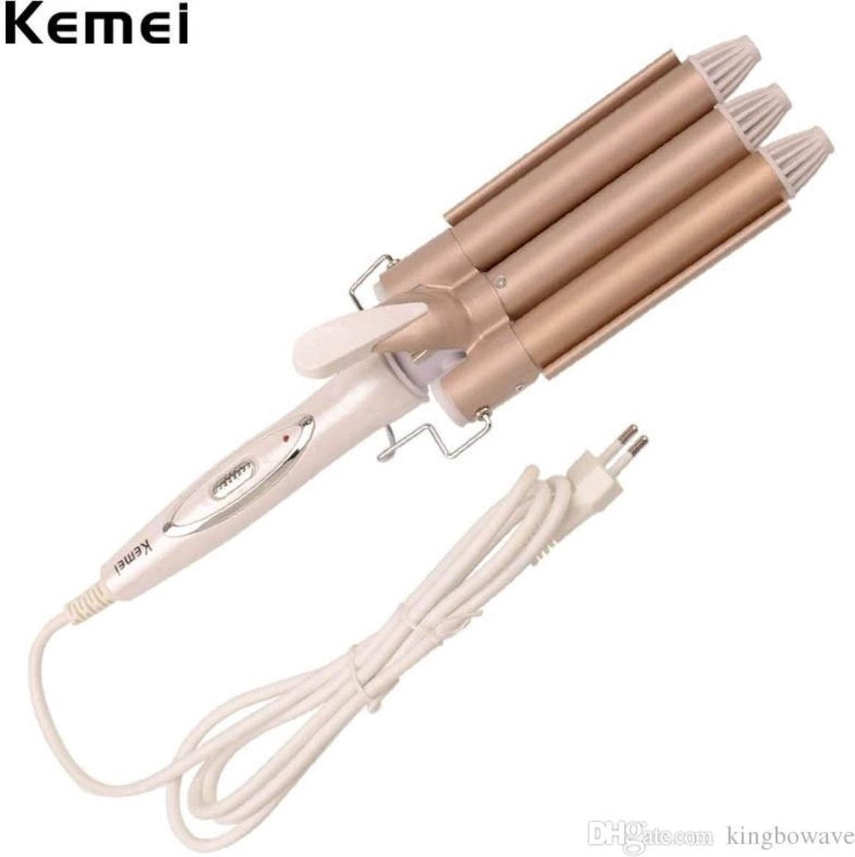 Krultang - Keramische krultang - Kemei - Elektrisch - 3 Vat Klem - 3 in 1 Krultang