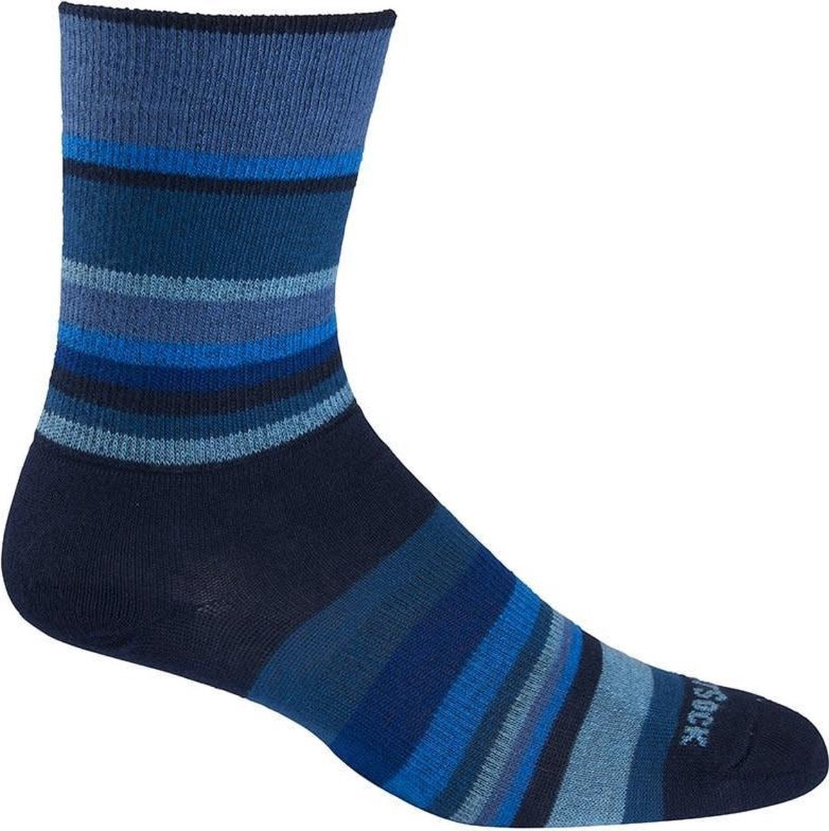 Wrightsock Stride Crew - Navy Blauw - 37-41