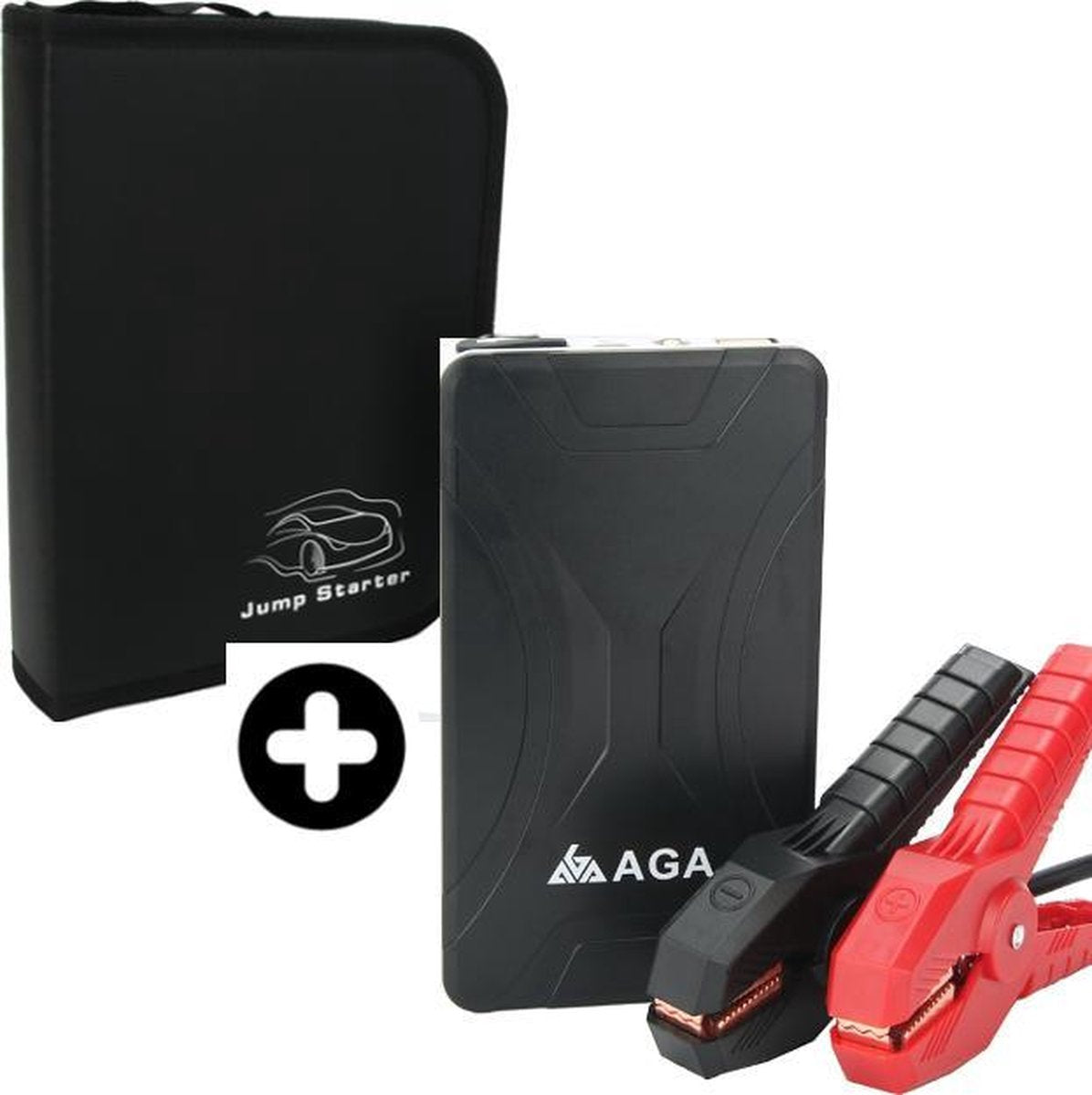 Dhoker 7-in-1 Jumpstarter - GRATIS OPBERGTAS - Geschikt voor Auto/Motor/Bus/Boot met Powerbank -16.000mAh Acculader - 7L Benzine - 6.5L Diesel - 12V Starthulp