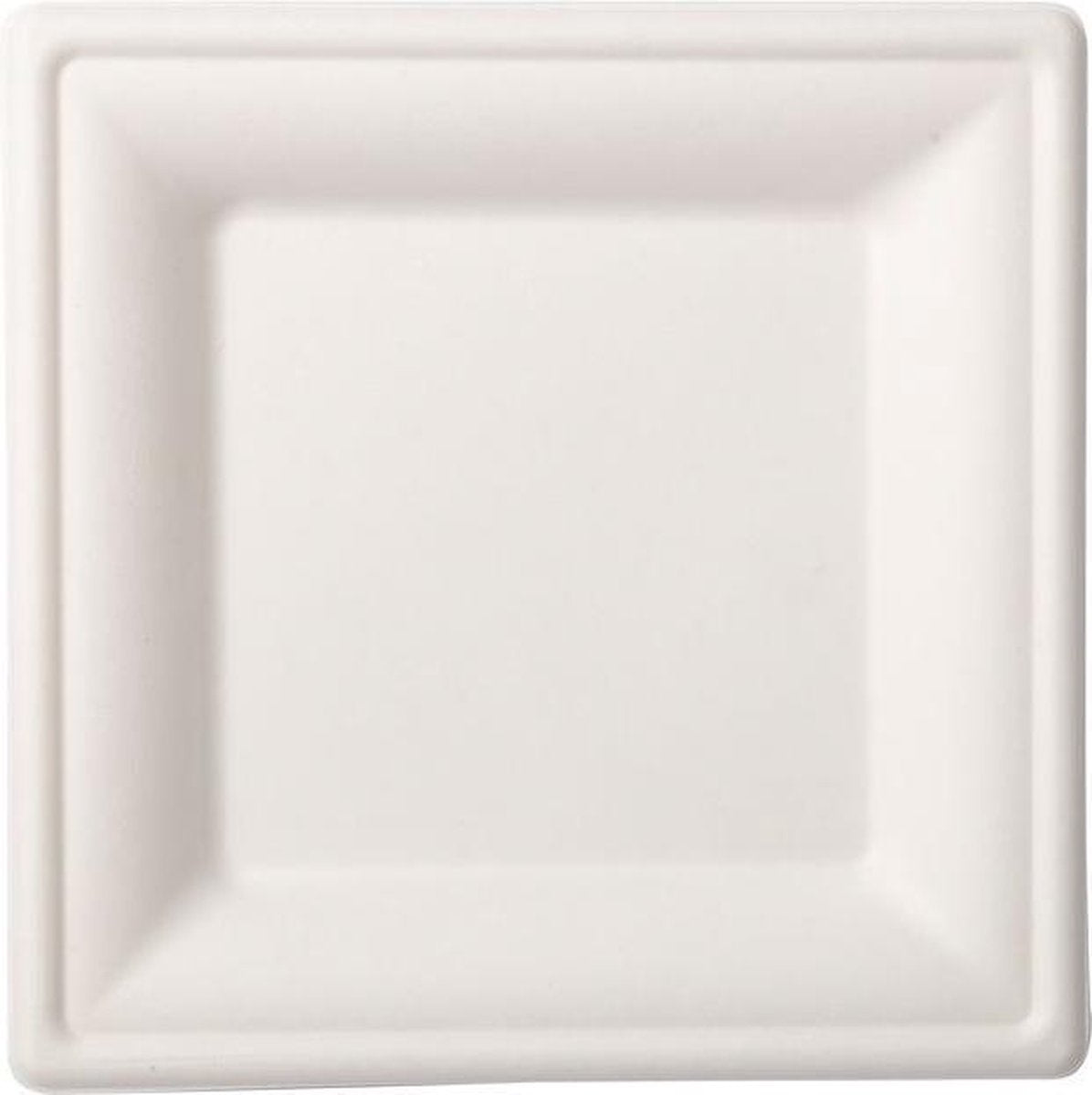 Duni Feestborden Vierkant 16 Cm Wit
