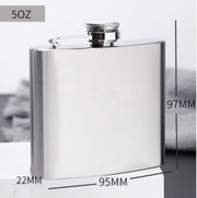 Heupfles - RVS - Whiskey Fles - 150ML - 5Oz