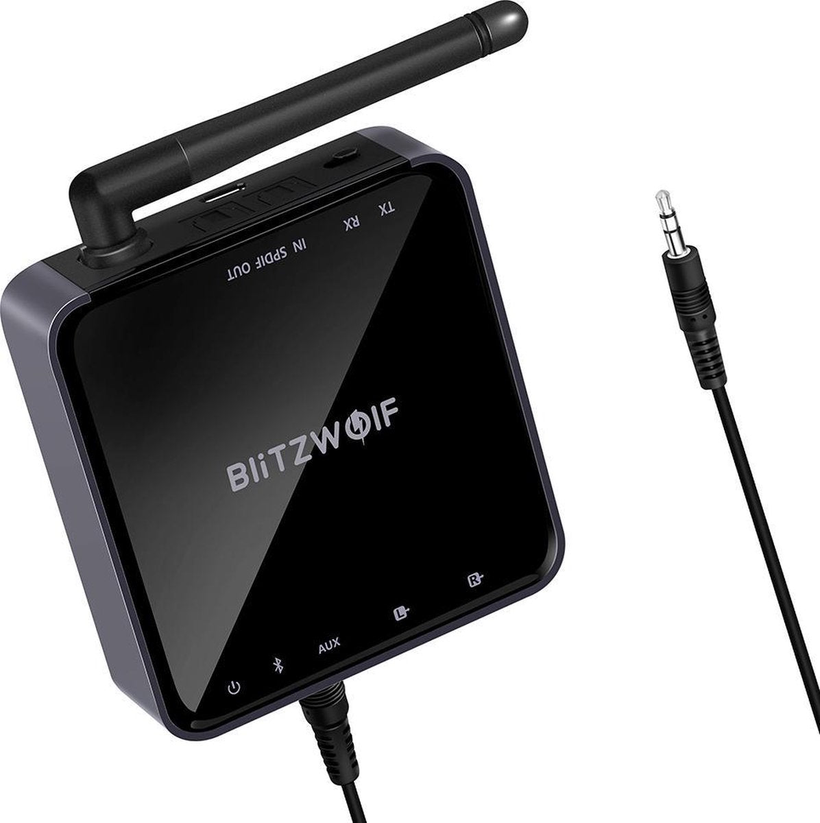Premium Bluetooth V5.0 Geschikte Muziekontvanger Streamer - Draadloze Bluetooth V5.0 verbinding via deze bluetooth receiver! geen verlies kwaliteit- Inclusief diverse kabels