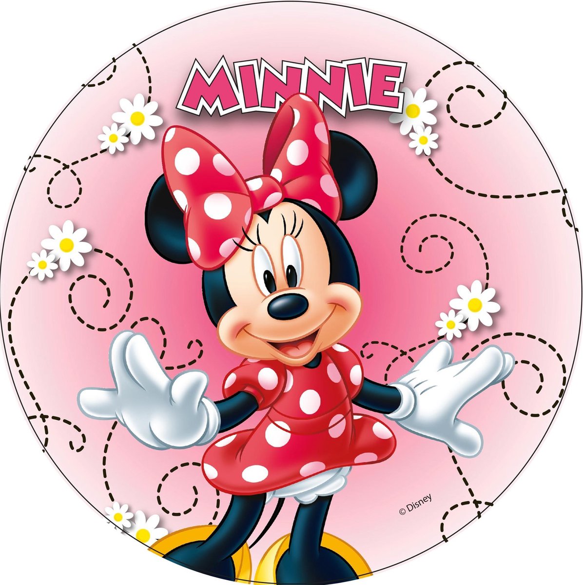 MODECOR - Eetbare Minnie taartversiering - Decoratie > Eetbare versieringen