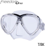 Freedom One Mask transparant siliconen zwart frame