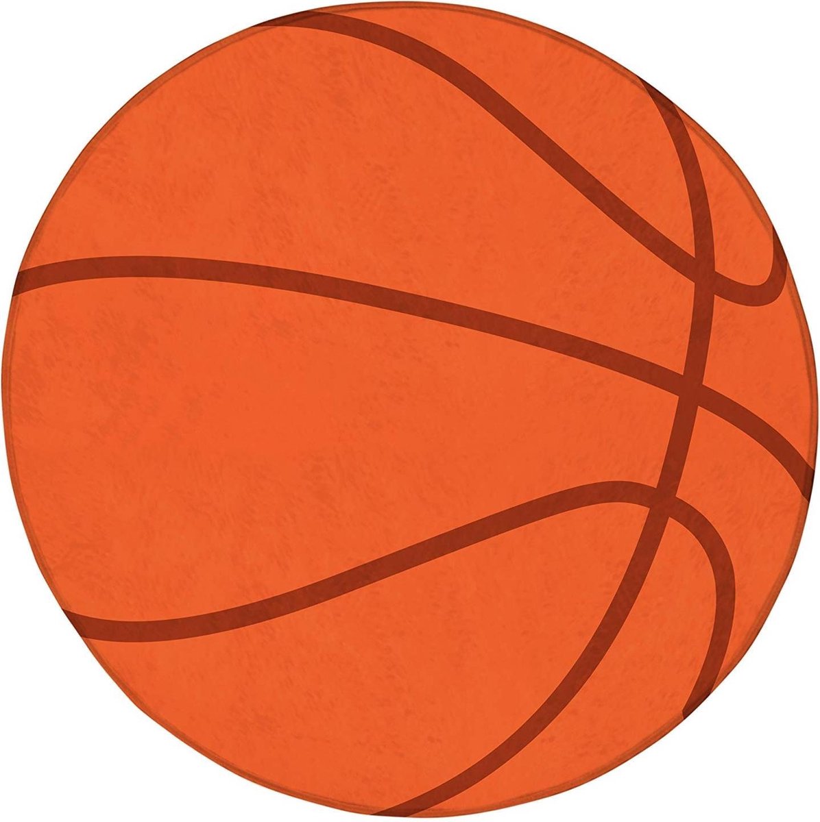 Achoka Vloerkleed Basketbal 75 Cm Oranje