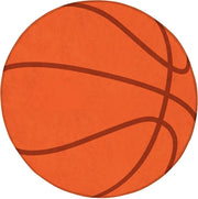 Achoka Vloerkleed Basketbal 75 Cm Oranje