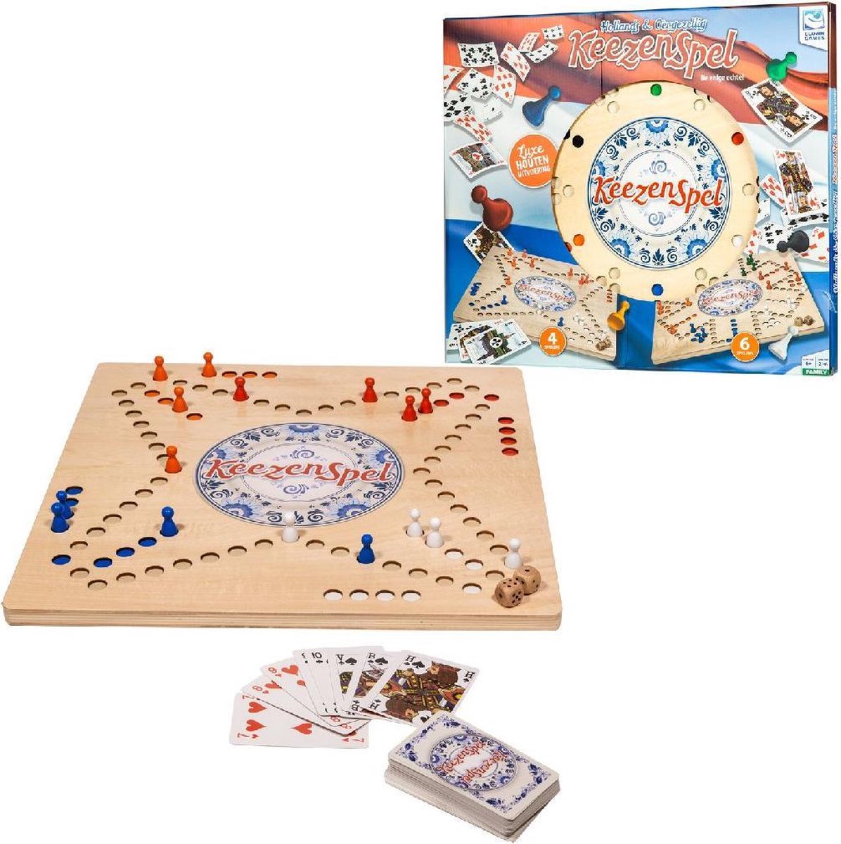 Clown Games Houten Keezenspel
