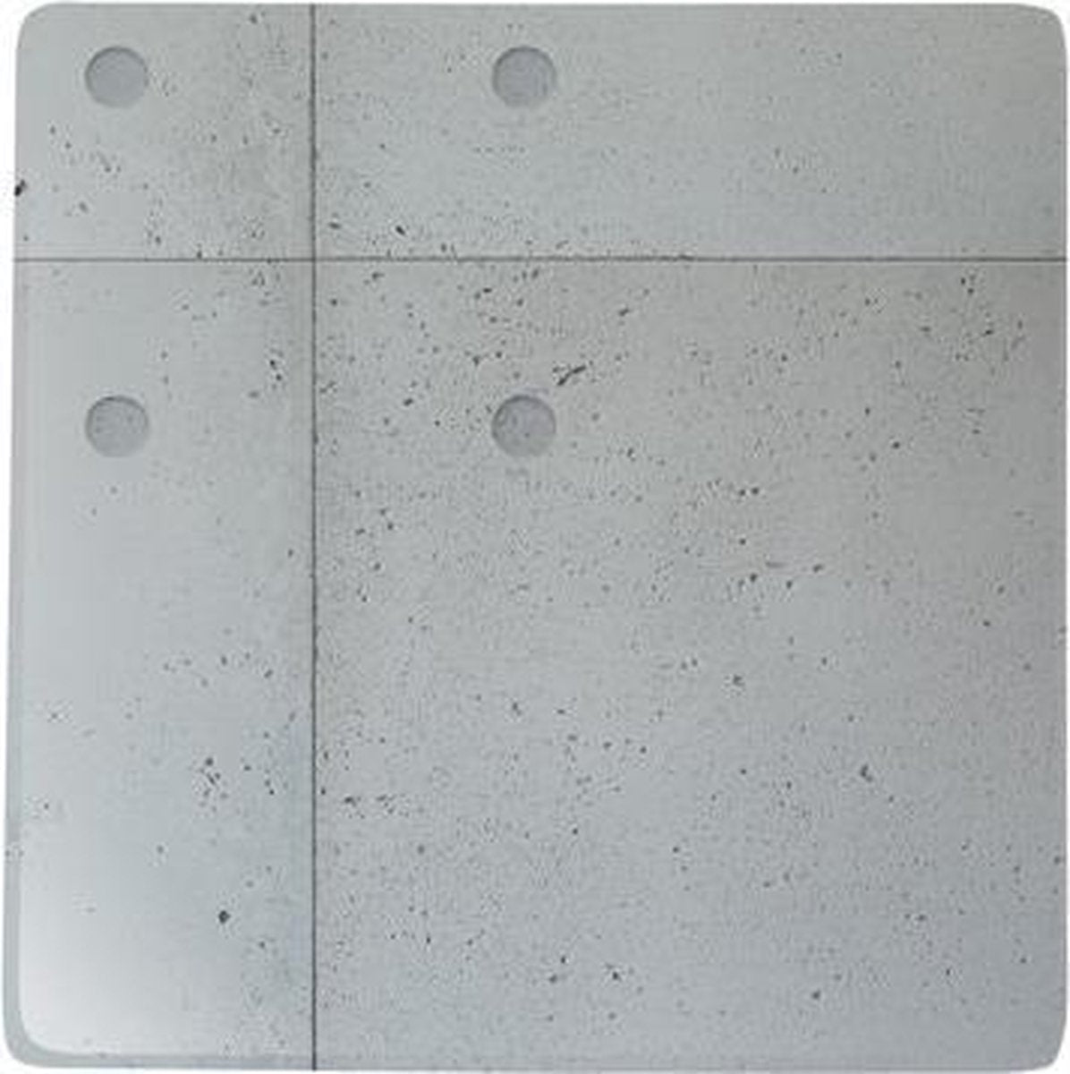Concrete Dinerbord - Vierkant - 28 cm