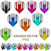 Amazon silver Mix - 10 sets (30 st.) Dart Flights
