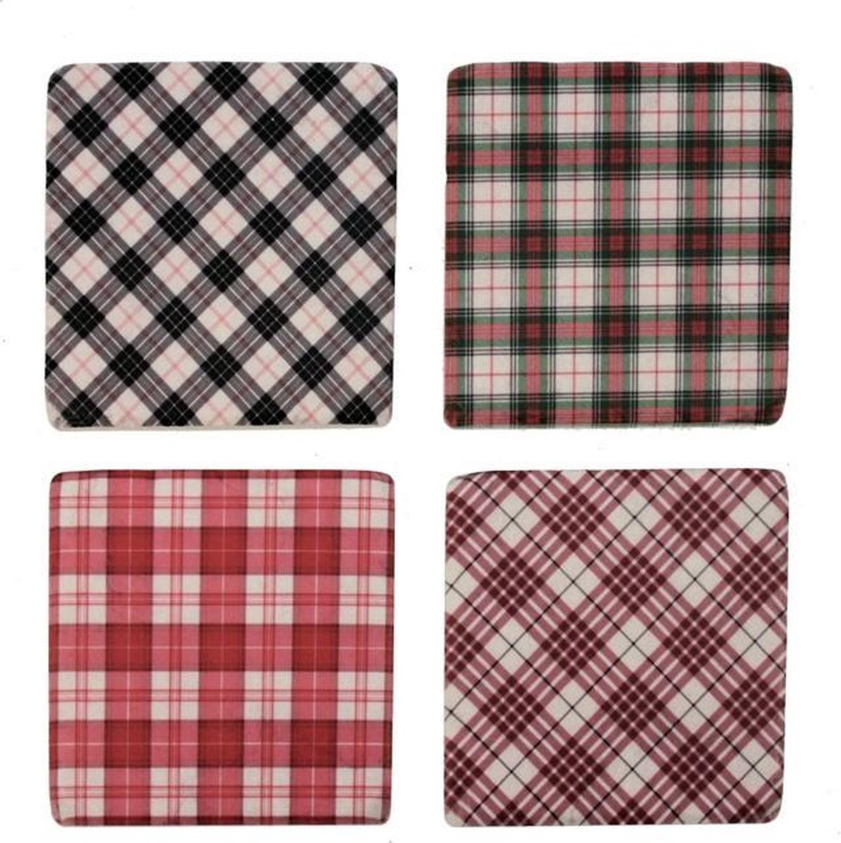 Onderzetters Tartan