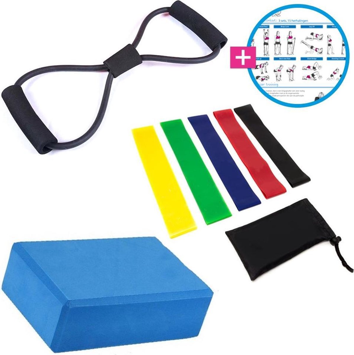 Fitness & Yoga Set Virtufit - Met Trainingsschema