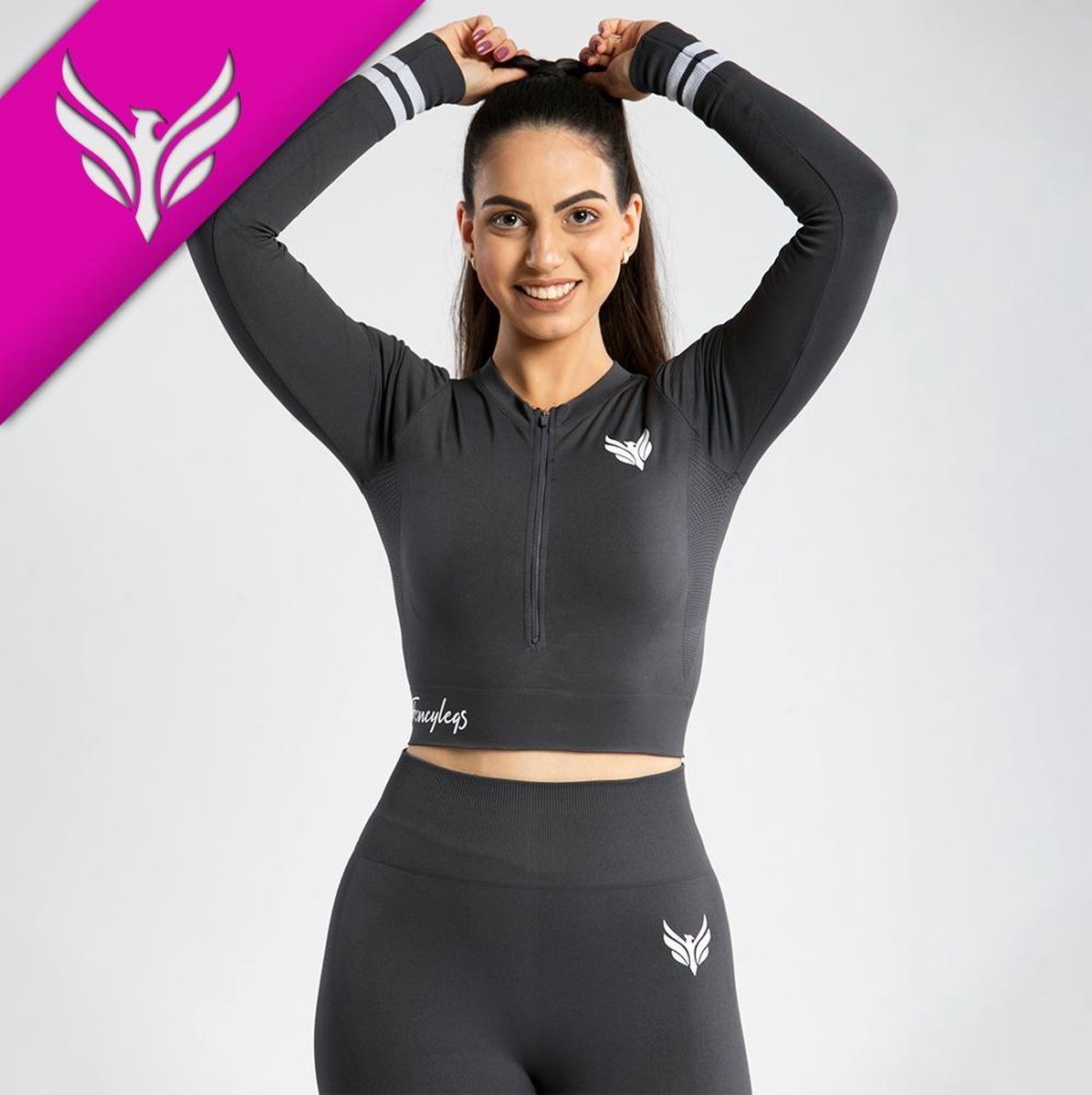 Freya Sportkleding Set - Dames - Antraciet
